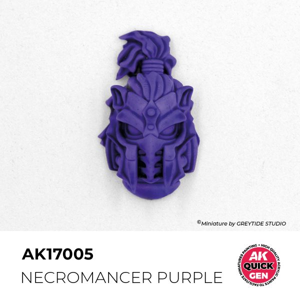AK Interactive Quick Gen AK17005 NECROMANCER PURPLE acrylic paint bottle