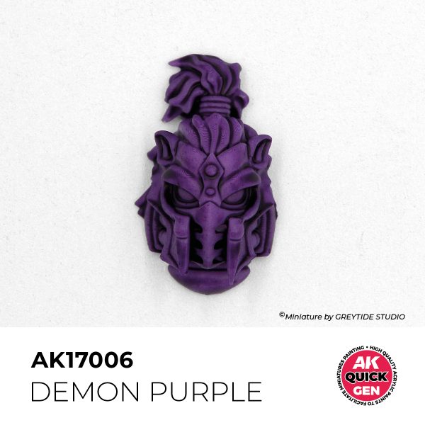 AK Interactive Quick Gen AK17006 DEMON PURPLE acrylic paint bottle