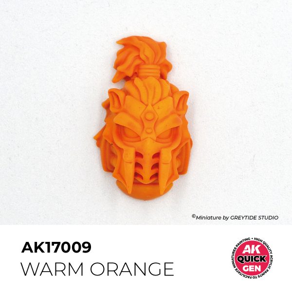 AK Interactive Quick Gen AK17009 WARM ORANGE acrylic paint bottle