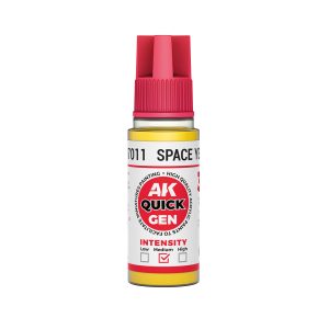 AK Interactive Quick Gen AK17011 SPACE YELLOW acrylic paint bottle