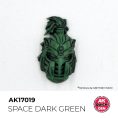 AK Interactive Quick Gen AK17019 SPACE DARK GREEN acrylic paint bottle