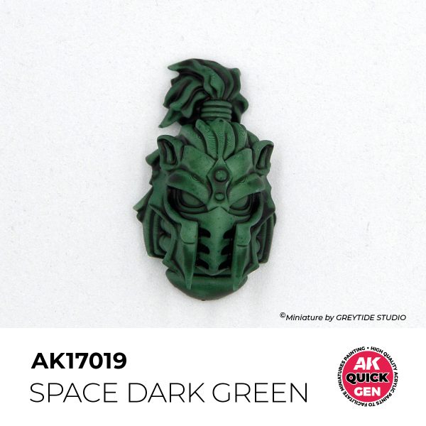 AK Interactive Quick Gen AK17019 SPACE DARK GREEN acrylic paint bottle