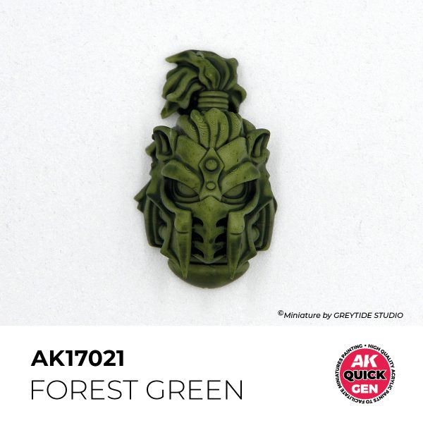 AK Interactive Quick Gen AK17021 FOREST GREEN acrylic paint bottle