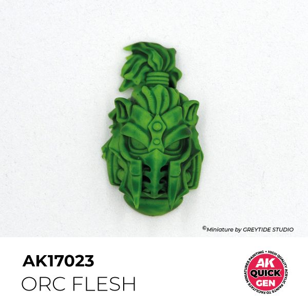 AK Interactive Quick Gen AK17023 ORC FLESH acrylic paint bottle