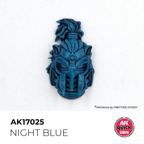 AK Interactive Quick Gen AK17025 NIGHT BLUE acrylic paint bottle