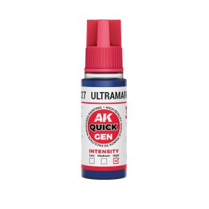 AK Interactive Quick Gen AK17027 ULTRAMARINE BLUE acrylic paint bottle