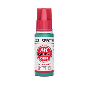 AK Interactive Quick Gen AK17028 SPECTRAL BLUE acrylic paint bottle