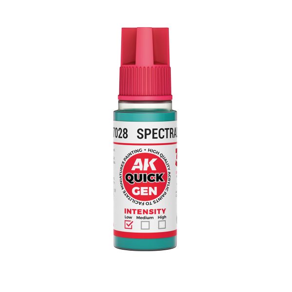 AK Interactive Quick Gen AK17028 SPECTRAL BLUE acrylic paint bottle