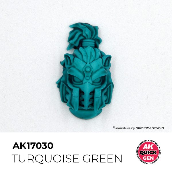 AK Interactive Quick Gen AK17030 TURQUOISE GREEN acrylic paint bottle