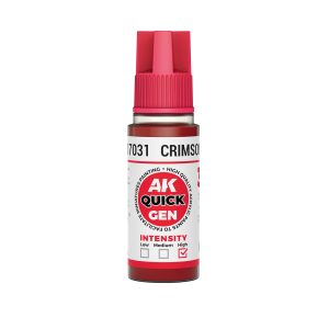 AK Interactive Quick Gen AK17031 CRIMSON RED acrylic paint bottle