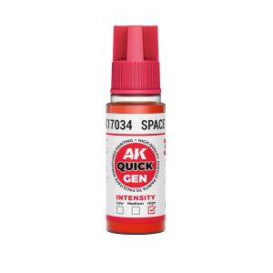 AK Interactive Quick Gen AK17034 SPACE RED acrylic paint bottle