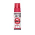 AK Interactive Quick Gen AK17039 LIGHT GREY SHADOW acrylic paint bottle