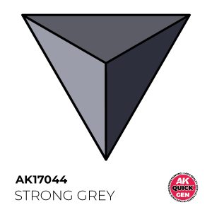 AK Interactive Quick Gen AK17044 STRONG GREY acrylic paint bottle