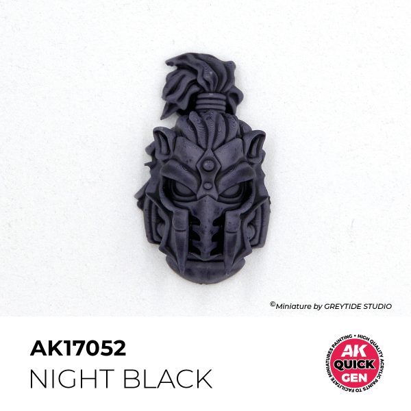 AK Interactive Quick Gen AK17052 NIGHT BLACK acrylic paint bottle