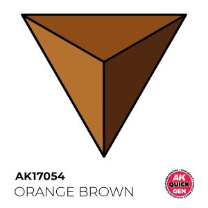 AK Interactive Quick Gen AK17054 ORANGE BROWN acrylic paint bottle