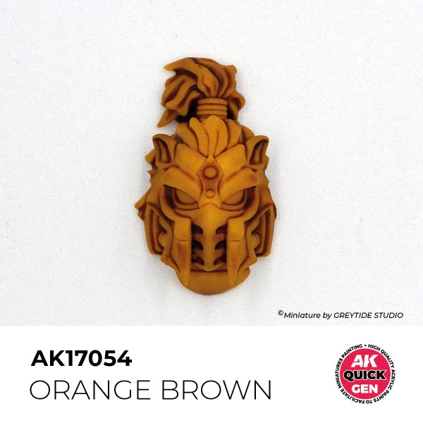 AK Interactive Quick Gen AK17054 ORANGE BROWN acrylic paint bottle