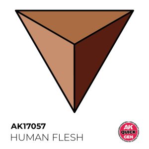 AK Interactive Quick Gen AK17057 HUMAN FLESH acrylic paint bottle