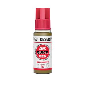 AK Interactive Quick Gen AK17063 DESERT YELLOW acrylic paint bottle