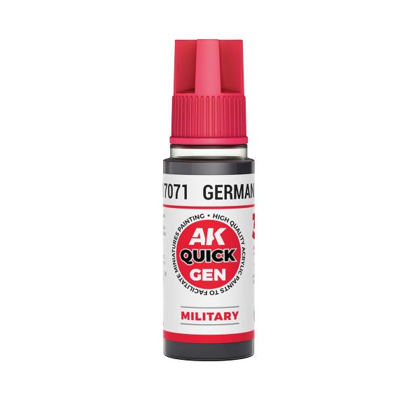 AK Interactive Quick Gen AK17071 GERMAN GREY acrylic paint bottle