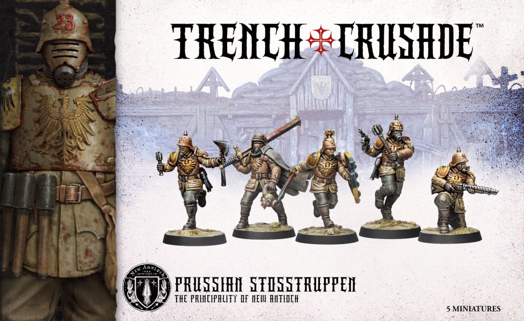 Prussian Stosstruppen Warband miniatures for Trench Crusade wargame